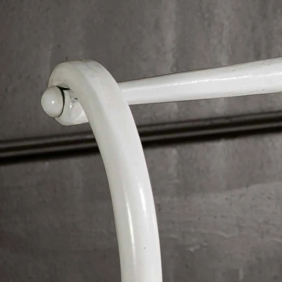 Einzelbett aus Schmiedeeisen voll Amanda gefertigt, made in Italy Viadurini