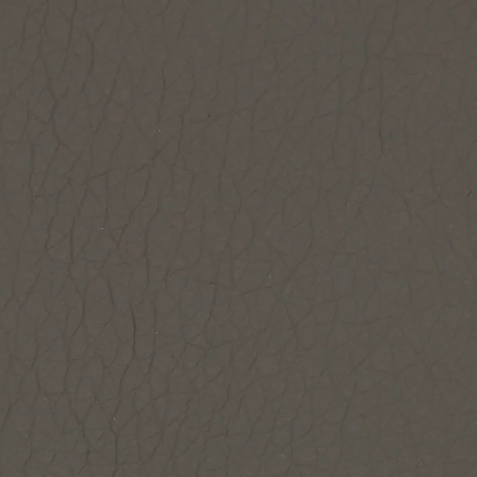 Rundes Design-Doppelbett mit Öko-Lederbezug – Faenza Viadurini