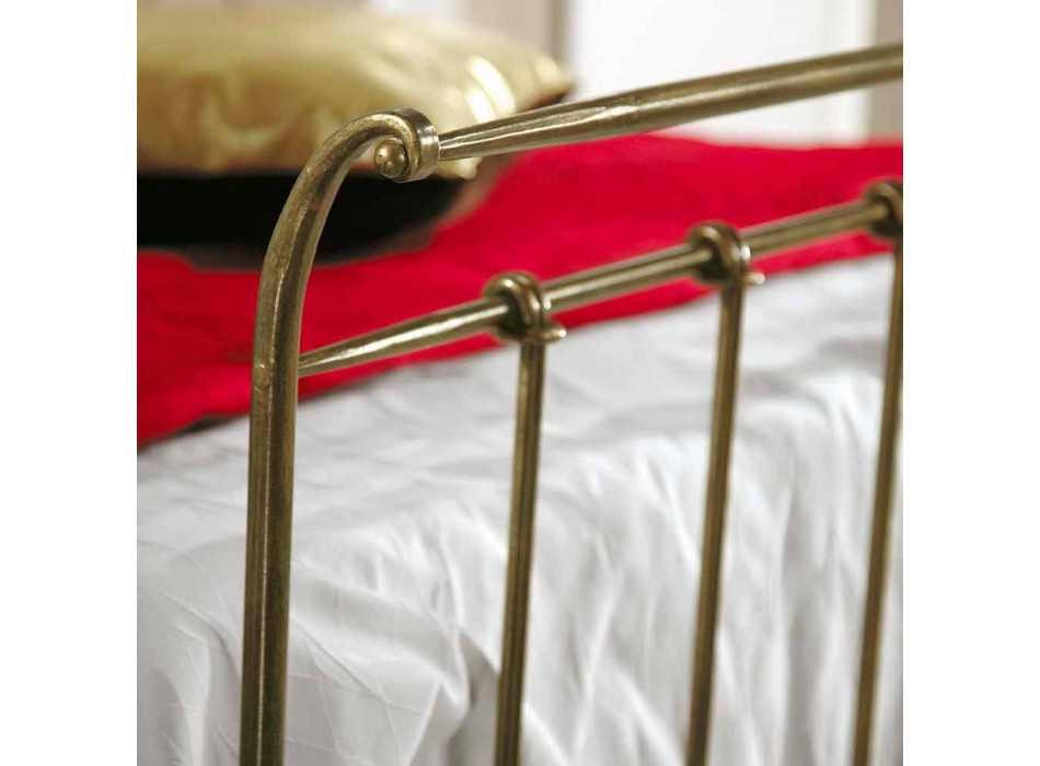Queen-Size-Bett aus Schmiedeeisen voll Kelly made in Italy Viadurini