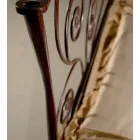 Ein Bett und einen halben Quadratmeter Schmiedeeisen Ares Viadurini