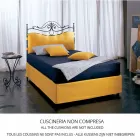 Ein Bett und einen halben Quadratmeter Schmiedeeisen Lira Viadurini