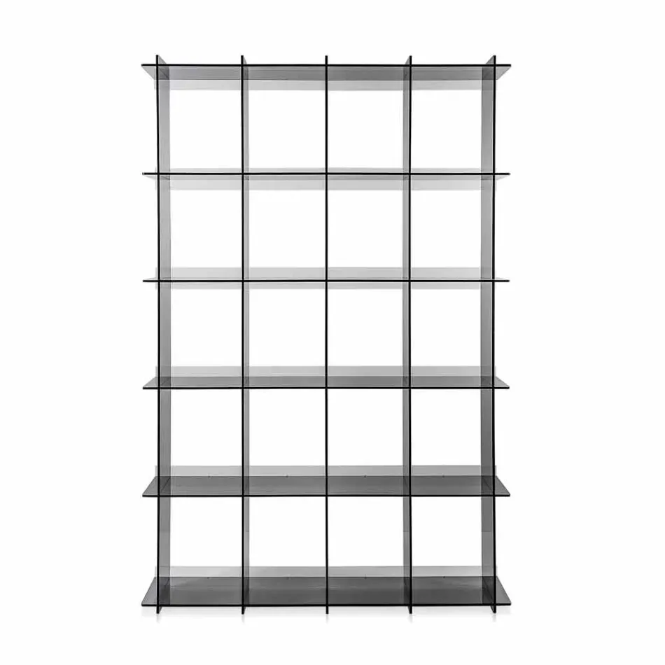 Modernes Bücherregal aus verzinktem Plexiglas Sfera4 Viadurini