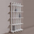 Wand-Bücherregal im Shabby-Chic-Stil aus Eschenholz mit modernem Design – Babele