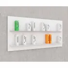 Bibliothek zu hängen Skyline 186x86 Mabele Viadurini