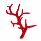 Roter Wandbücherschrank des modernen Entwurfs Carols, hergestellt in Italien Viadurini