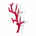 Roter Wandbücherschrank des modernen Entwurfs Carols, hergestellt in Italien Viadurini