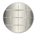 Rundes Wand-Bücherregal aus goldenem oder silbernem Plexiglas Made in Italy - Lizzy Viadurini