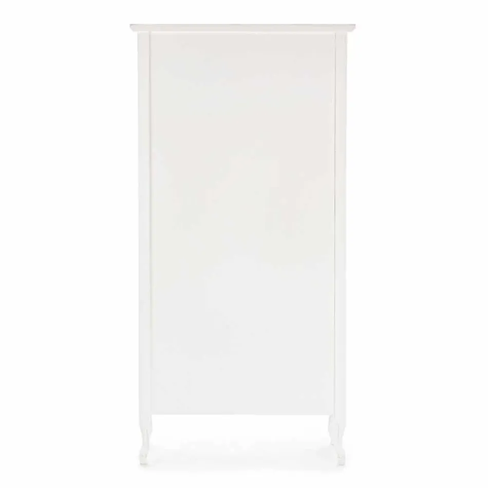 Klassisches Bücherregal aus Holz mit Metallgriffen Homemotion - Spina Viadurini