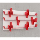 Library Motiv Battikuore 186x101 (3 Böden) Mabele Viadurini