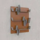 Library Motiv Battikuore 90x127 (3 Böden) Mabele Viadurini