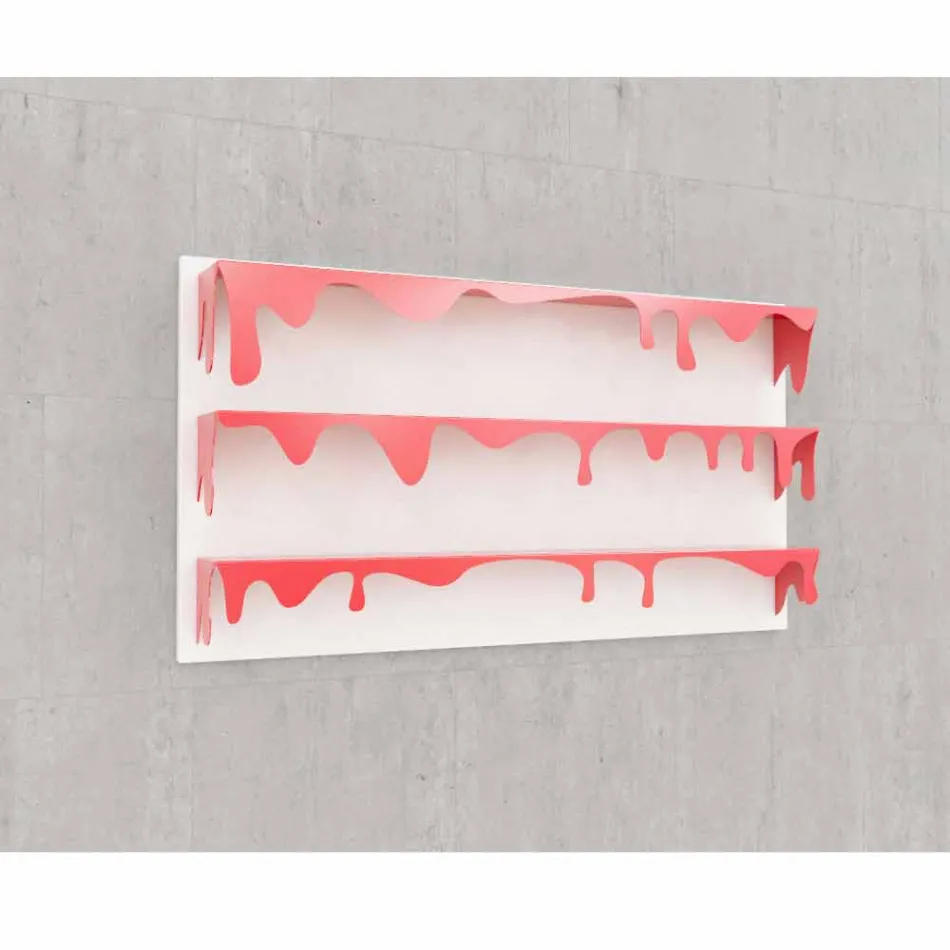 Library Motiv Kolata 130x70 (3 Böden) Mabele Viadurini