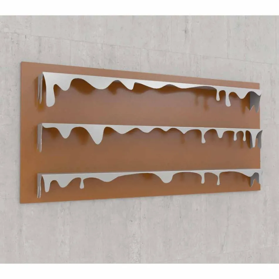 Library Motiv Kolata 186x86 (3 Böden) Mabele Viadurini