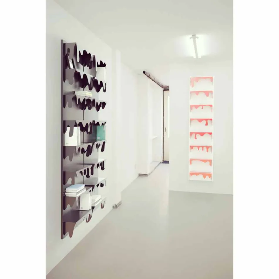 Library Motiv Kolata 50x127 (8 Regale) Mabele Viadurini