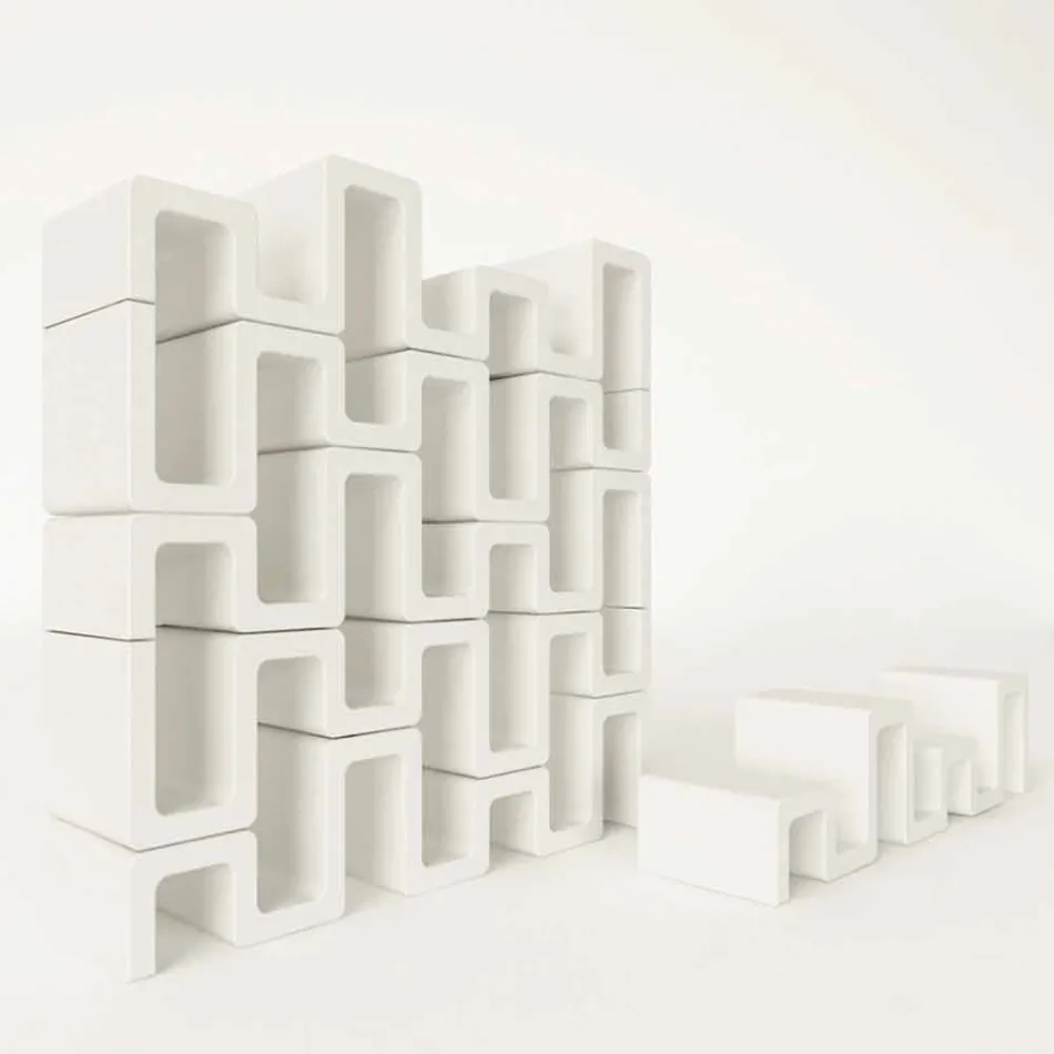 Bibliothek Design Moderne Sisma Made in Italy Viadurini