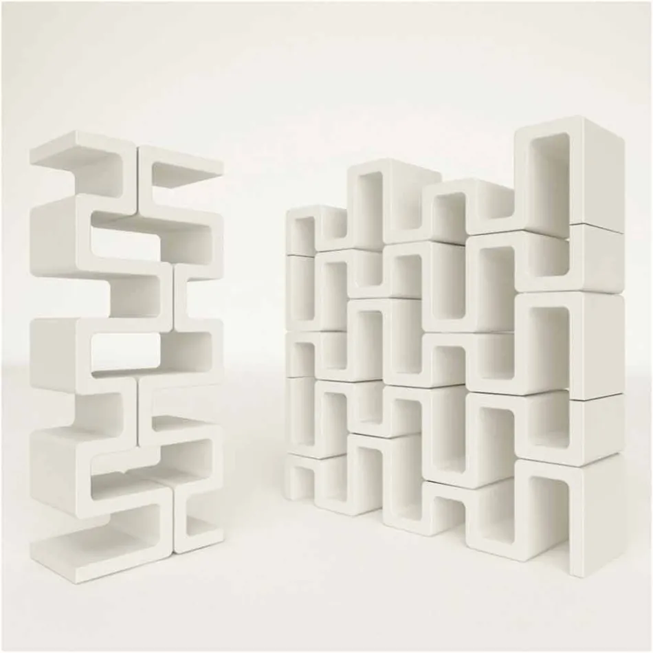 Bibliothek Design Moderne Sisma Made in Italy Viadurini