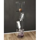 Freistehendes Bücherregal aus transparentem oder geräuchertem Acrylglas - Icaria Viadurini