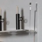 Wohnzimmer Bücherregal aus transparentem Acrylglas 2 Größen - Parotta Viadurini