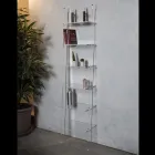 Wohnzimmer Bücherregal aus transparentem Acrylglas 2 Größen - Parotta Viadurini