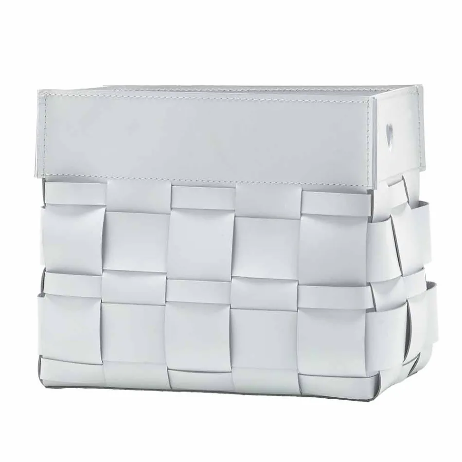 Lory Design Wand-montiert Lederzeitschrift Rack, hergestellt in Italien Viadurini