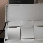 Lory Design Wand-montiert Lederzeitschrift Rack, hergestellt in Italien Viadurini