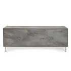 Sideboard mit 2 Türen und 2 zentralen offenen Fächern aus Melamin, hergestellt in Italien – Minnie Viadurini