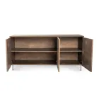 Sideboard mit 3 Türen aus Melamin und Füßen aus Plexiglas, hergestellt in Italien – Mickey Mouse Viadurini