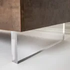 Sideboard mit 3 Türen aus Melamin und Füßen aus Plexiglas, hergestellt in Italien – Mickey Mouse Viadurini