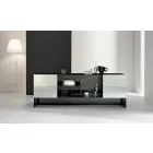 2-türiges Design Sideboard aus Rauchglas Made in Italy - Sciocca Viadurini