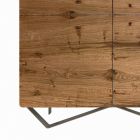 Wohnzimmer-Sideboard aus MDF mit 2 Fußstützen Made in Italy - Rosalba Viadurini