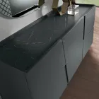 Wohnzimmer-Sideboard mit 3 Türen aus lackiertem MDF, hergestellt in Italien - Elena Viadurini