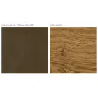 Wohnzimmer-Sideboard mit 4 Türen in rustikaler geknoteter Eiche – Even Viadurini