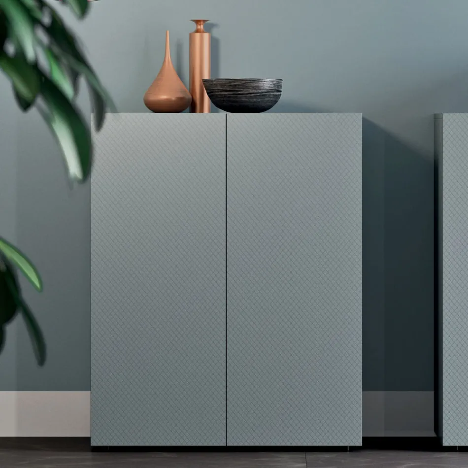 Hochwertiges Wohnzimmer-Sideboard aus ökologischem Holz Made in Italy - Nazife Viadurini