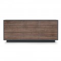 Wohnzimmer-Sideboard aus mattem Holz und HPL-Laminat Made in Italy - Fiorenza