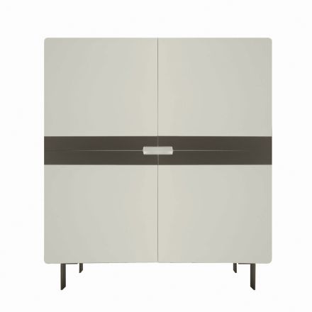 Wohnzimmer-Sideboard aus MDF und 4-Bein-Stütze Made in Italy - Teresina Viadurini