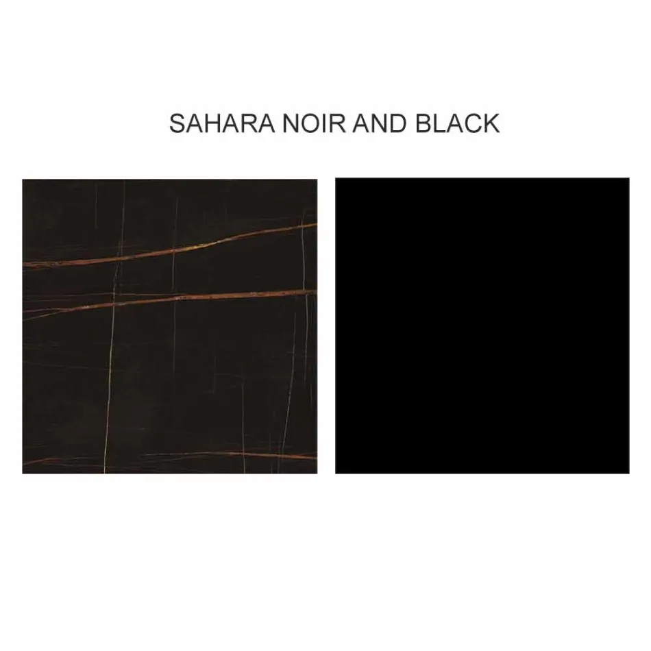 Design Sideboard in Gres mit Struktur in Holz und Mdf Made in Italy - Cunea Viadurini