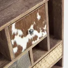 Ethnisches Sideboard aus recyceltem Mangoholz und Akazie Homemotion - Auriel Viadurini