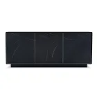 Holz-Sideboard mit 2 oder 3 Türen aus HPL-Laminat, hergestellt in Italien – Fiorenza Viadurini