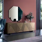 Sideboard aus Eschenholz, handgefertigt in Italien – Hervorragend Viadurini
