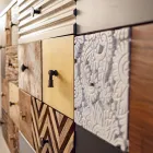 Sideboard aus Mangoholz 2 Türen 4 Schubladen Ethnischer Stil Homemotion - Aurier Viadurini