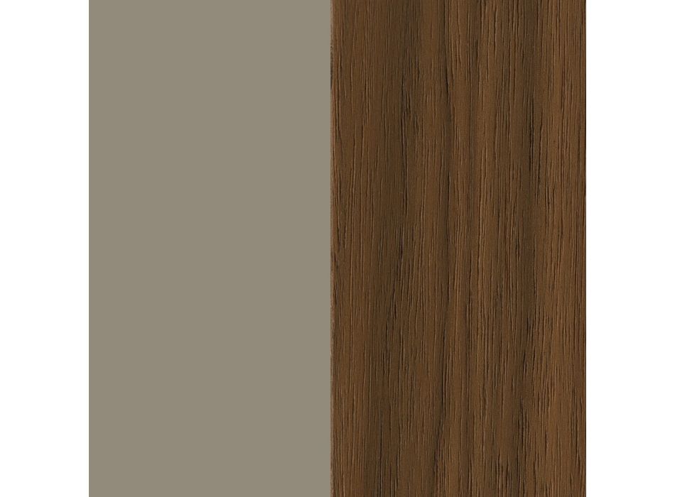 Sideboard aus lackiertem Holz 2 Türen 3 Schubladen Curvilinear Italian Design - Celio Viadurini