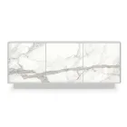 Sideboard aus lackiertem Holz mit 2 oder 3 Keramiktüren, hergestellt in Italien – Fiorenza Viadurini