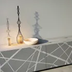 Sideboard aus matt schlammlackiertem MDF mit Sockelgestell Made in Italy - Arise Viadurini