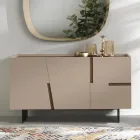 Madia in Melamin und MDF mit Laminateinsätzen Made in Italy - Gordita Viadurini