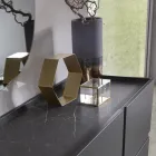 Madia in Melamin und MDF mit Laminateinsätzen Made in Italy - Gordita Viadurini