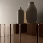 Modernes, verspiegeltes Holz-Sideboard mit elegantem Design, hergestellt in Italien - Ester Viadurini