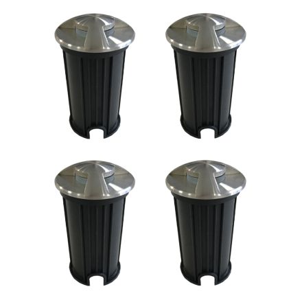 2W Edelstahl LED-Marker für den Außenbereich, 4 Stück - Elisir Viadurini