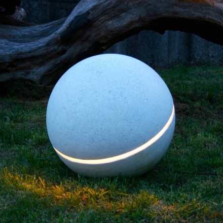Beleuchten Marmor durch die Form der Kugel-LED mit 1 Sphera Schlitz Viadurini