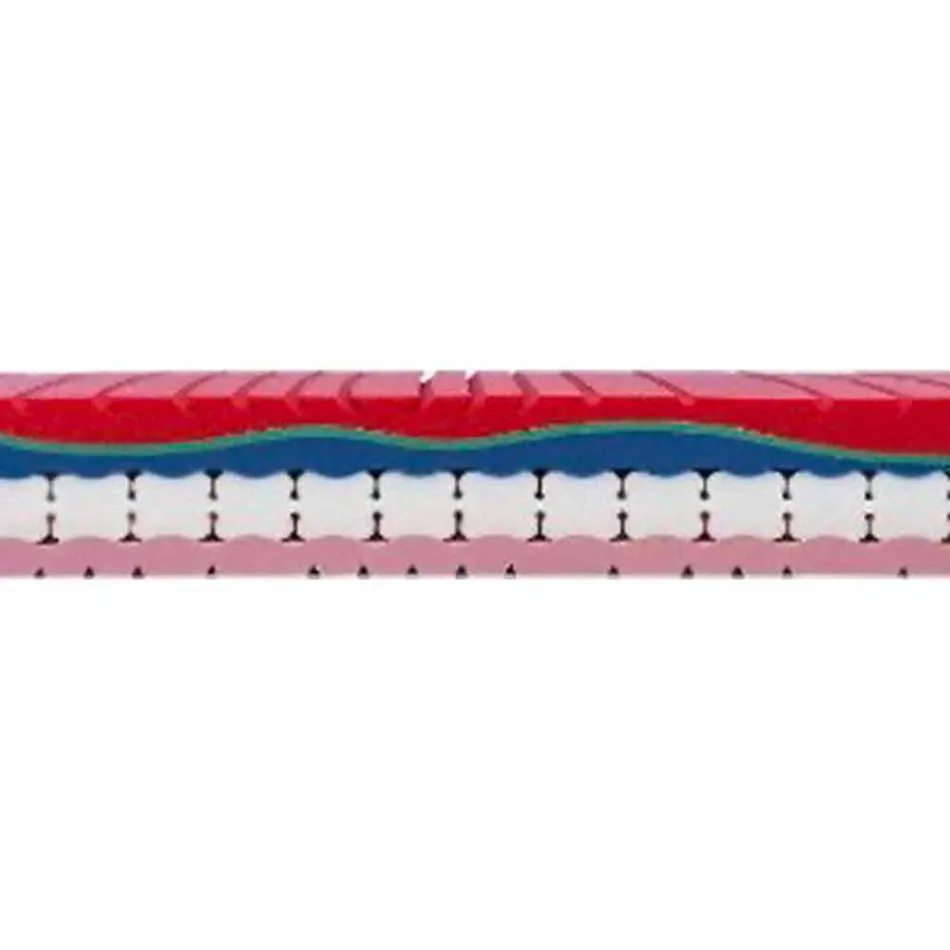 25 cm hochwertige Memory Doppelmatratze Made in Italy - Platin Viadurini