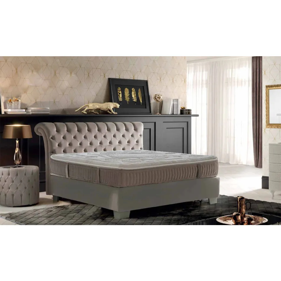 Memory Vitaminic Doppelmatratze 25 cm hoch Made in Italy - Orange Viadurini