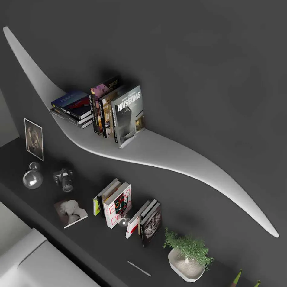 Modernes Design-Wandregal made in Italy, Tuscania Viadurini